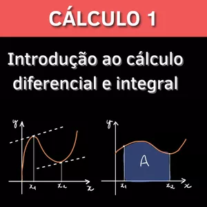 Imagem de capa para o Curso online CÁLCULO 1 - Pré Cálculo e introdução ao cálculo e métodos