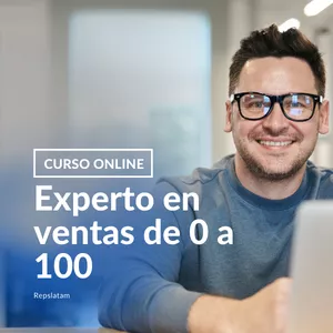 Imagen de portada para Curso online Sé un experto en ventas de 0 a 100