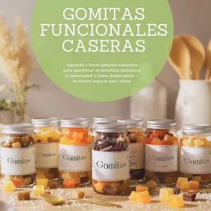 Imagen de portada para Ebook Gomitas funcionales caseras