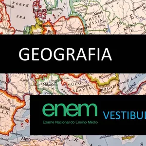 Imagem principal do produto Curso de GEOGRAFIA para ENEM, Vestibulares e Concursos