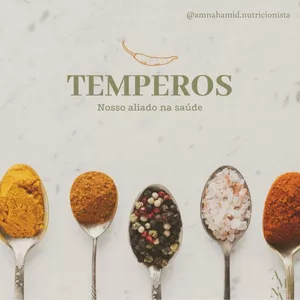 Imagem de capa para o Ebook TEMPEROS NOSSO ALIADO NA SAÚDE 