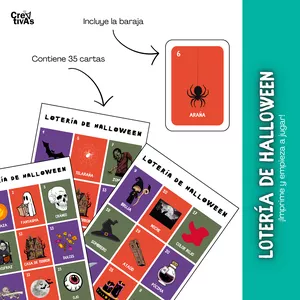Imagen de portada para Ebook Lotería para fiesta de Halloween