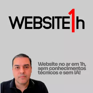 Imagem de Website em 1 hora criado por Gustavo Tagliassuchi na hotmart