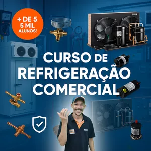 Imagem de capa para o Curso online Mecânico de Refrigeração Comercial
