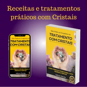 Imagem de capa para o Curso online Guia Prático de Receitas com Cristais e Ervas