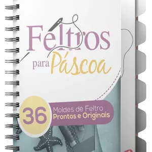 Imagem de capa para o Ebook Moldes em Feltro para Páscoa
