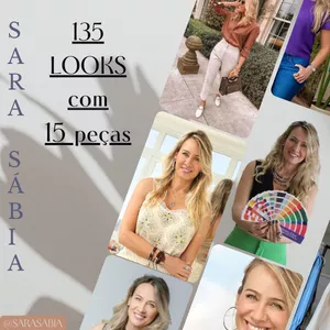 Imagem de capa para o Ebook Elegância descomplicada. 135 looks com 16 peças 