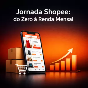 Imagem de capa para o Curso online Jornada Shopee: do Zero à Renda Mensal
