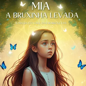 Imagem de capa para o Ebook Mia a Bruxinha Levada: A Magia do Vale das Borboletas