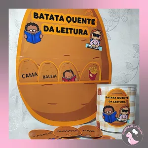 Imagem de capa para o Ebook BATATA QUENTE DA LEITURA