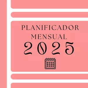 Imagen de portada para Ebook Planner Mensual Minimalista 2025