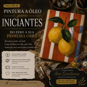 Imagem de Pintura a Óleo do Zero | Seu Primeiro Quadro Passo a Passo criado por Ana Quintanas na hotmart