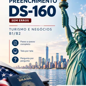 Imagem do curso GUIA COMPLETO DE PREENCHIMENTO DS -160  B1/B2 - TURISMO E NEGÓCIOS