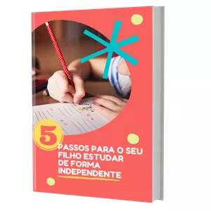 Imagem de capa para o Ebook 5 passos para seu filho estudar de forma independente