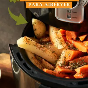 Imagem de capa para o Ebook Receitas Secretas para Airfryer