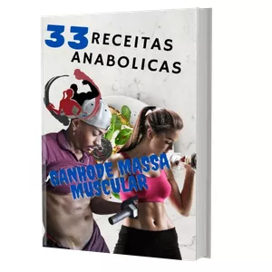 Imagem de capa para o Ebook 33 Receitas anabolicas 