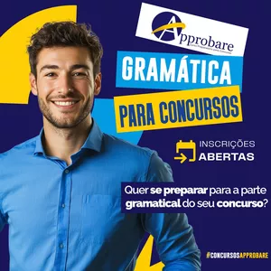 Imagem de capa para o Curso online Gramática para Concurso