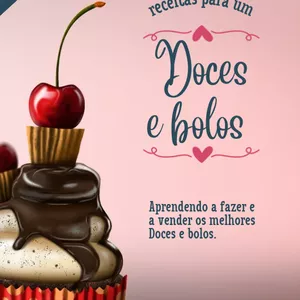 Imagem de capa para o Ebook Doces e bolos ebook 