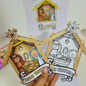 Imagem de capa para o Ebook PRESÉPIO DE PALITOS