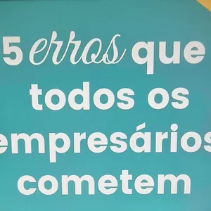 Imagem de capa para o Ebook 5 erros que todos os empresários cometem