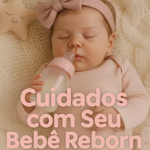 Imagem de capa para o Ebook Guia de cuidados com bebê reborn: para mamães dedicadas