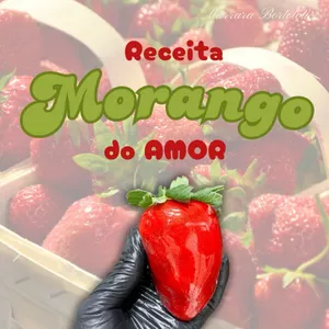 Imagem de capa para o Ebook Receita Morango do Amor!