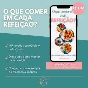 Imagem de capa para o Ebook O que comer em cada refeição?