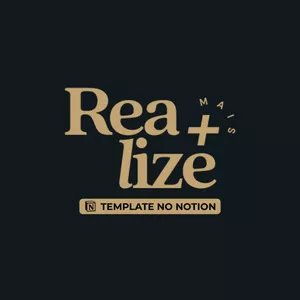 Imagem de capa para o Curso online Imersão Realize+ - Template Notion