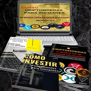 INVESTIMENTOS EM CRIPTOMOEDAS  - KIT CURSO + 3 E-BOOKS >
