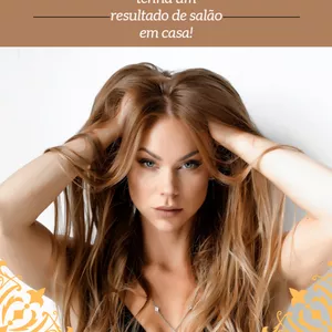 Imagem de capa para o Ebook Melhores receitas de Progressiva Caseira. Resultado de salão em casa