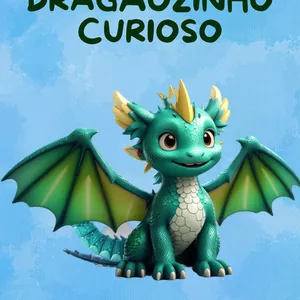 Imagem de capa para o Ebook A Viagem Mágica do Dragãozinho Curioso