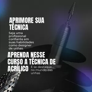 Imagem de capa para o Curso online UNHAS DE ACRÍLICO (Formando especialistas)