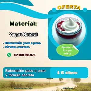 Imagen de portada para Ebook Yogurt Natural: Elaboración paso a paso y fórmula secreta