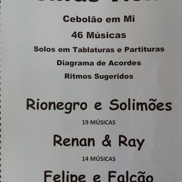 Cifras E Solos Para Viola Caipira Rionegro Solimoes Renan Ray Felipe Falcao Alan Facchini Learn A New Skill Ebooks Or Documents Hotmart La maior e o tom original, indicado para mulheres: cifras e solos para viola caipira
