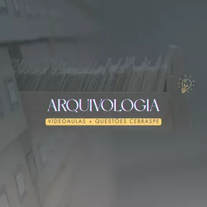 Imagem de capa para o Curso online Arquivologia - Cebraspe/Cespe