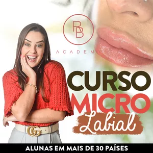 Imagem principal do produto Curso Micropigmentação Labial Raquel Barros