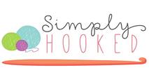 Simply Hooked's Crochet School logo