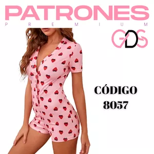 Imagen de portada para Ebook Pijama enterizo para mujer