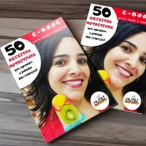 Imagem de capa para o Ebook 50 RECEITAS NUTRITIVAS QUE AGRADAM O PALADAR DAS CRIANÇAS