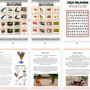 Imagem de capa para o Ebook Atividades Povos Indígenas