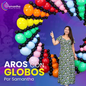 Imagen de portada para Curso online AROS CON GLOBOS POR SAMANTHA