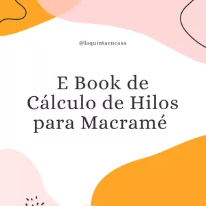 Imagen de portada para Ebook PDF de Cálculo de Hilos para macramé