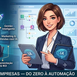 Imagem do curso IA para Empresas — Do Zero à Automação