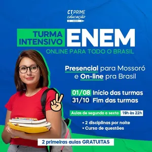 Imagem de capa para o Curso online INTENSIVO ENEM 2024