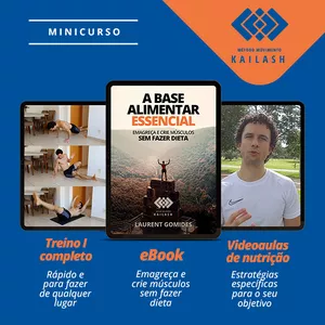 Imagem de capa para o Curso online E-BOOK A BASE ALIMENTAR ESSENCIAL + TREINO Gratuito