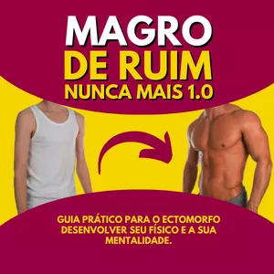 Imagem de capa para o Ebook E-book Magro de Ruim nunca mais 1.0