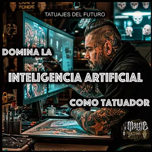 Imagen de portada para Curso online Domina la Inteligencia Artificial como Tatuador