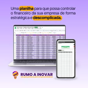 Imagem de capa para o Curso online Planilha de Fluxo de Caixa - Rumo a Inovar