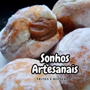 Sonhos Fritos e Recheados Artesanais