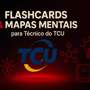 Imagem de capa para o Curso online FlashCards e Mapas Mentais Para Técnico do TCU